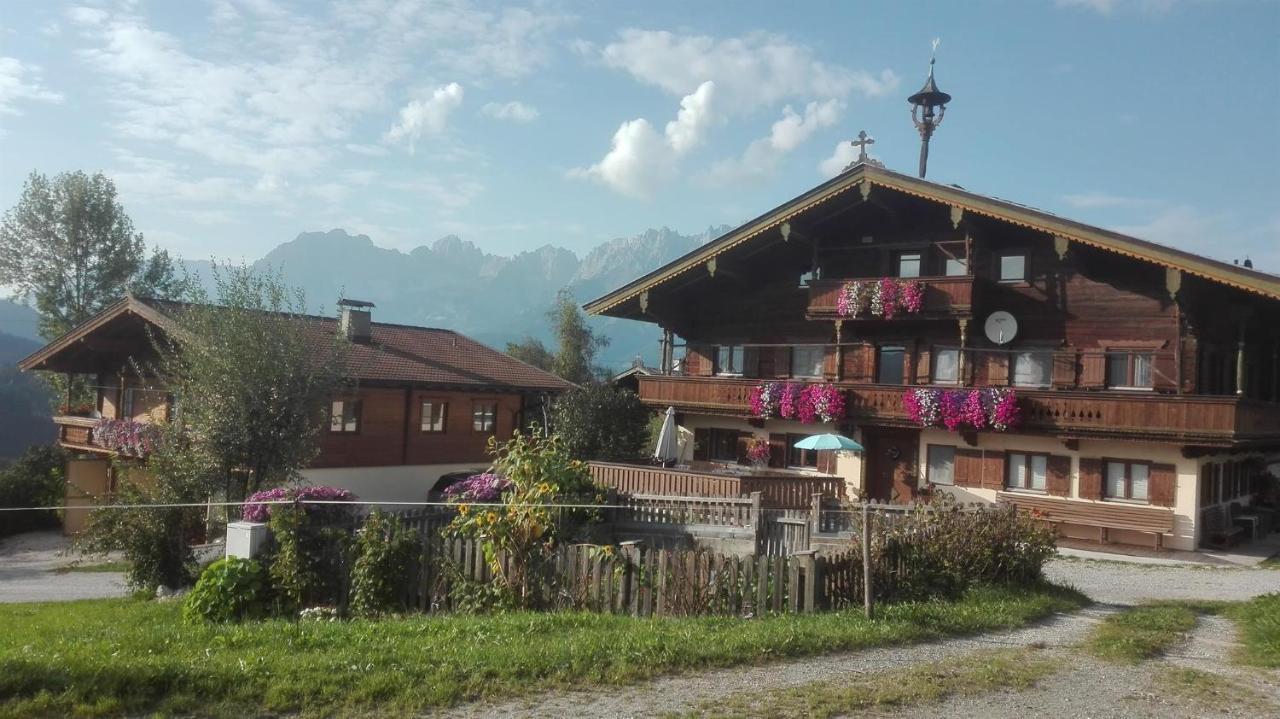 Schiessling Hof Vila Oberndorf in Tirol Exterior foto
